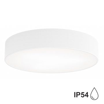 Brilagi - Plafón de baño CLARE 3xE27/24W/230V diá. 40 cm blanco IP54