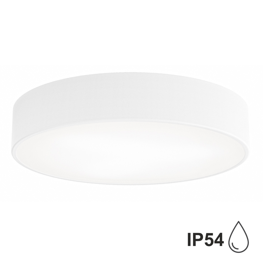 Brilagi - Plafón de baño CLARE 3xE27/24W/230V diá. 40 cm blanco IP54