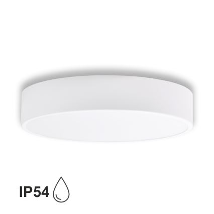 Brilagi - Plafón de baño CLARE 3xE27/24W/230V diá. 40 cm blanco IP54