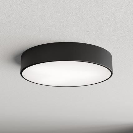 Brilagi - Plafón de baño CLARE 3xE27/24W/230V diá. 40 cm negro IP54