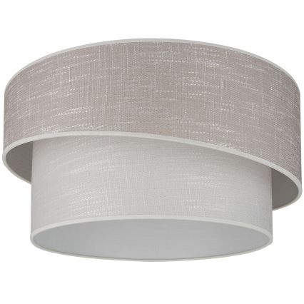 Brilagi - Plafón DOVER SHINE 1xE27/15W/230V diá. 50 cm gris/color crema