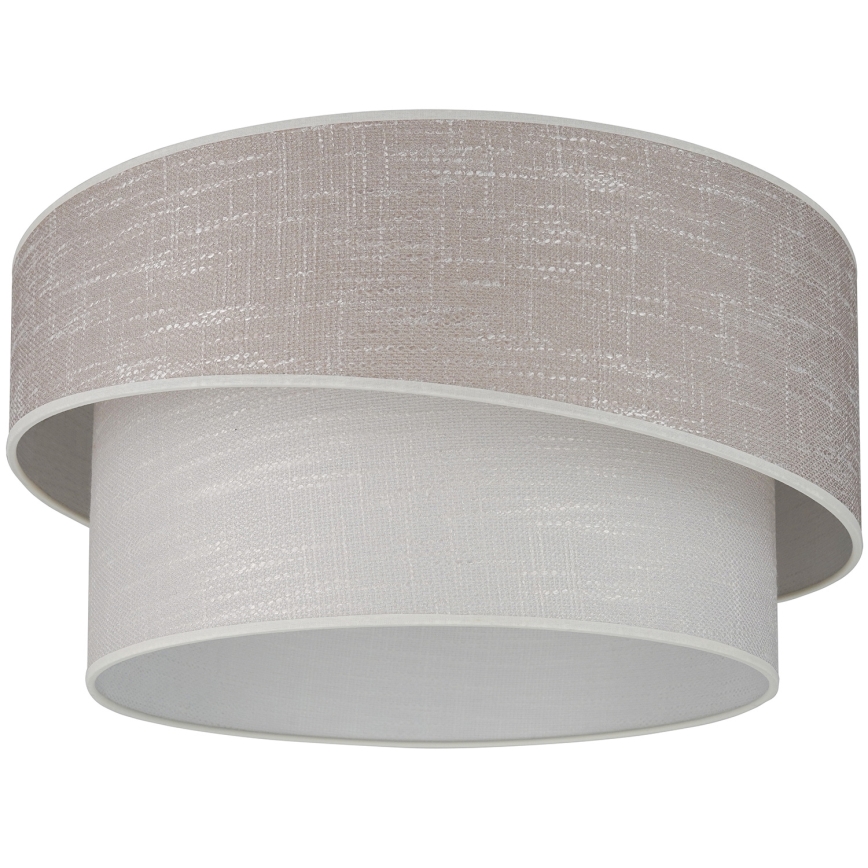 Brilagi - Plafón DOVER SHINE 1xE27/15W/230V diá. 50 cm gris/color crema