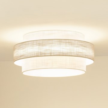 Brilagi - Plafón DOVER SPACE LED/12W/230V diá. 50 cm 3000K/4000K/6400K gris/color crema