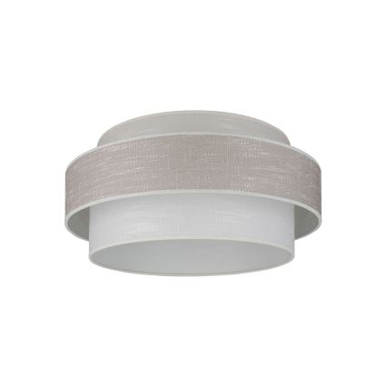 Brilagi - Plafón DOVER SPACE LED/12W/230V diá. 50 cm 3000K/4000K/6400K gris/color crema