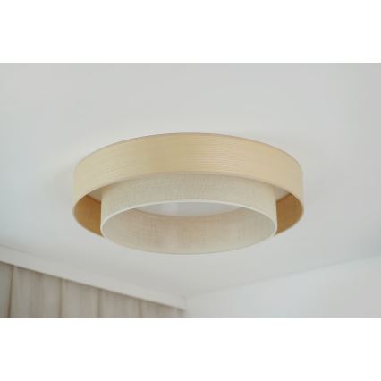Brilagi - Plafón LED ARIZONA BOHO LED/26W/230V diá. 60 cm beige