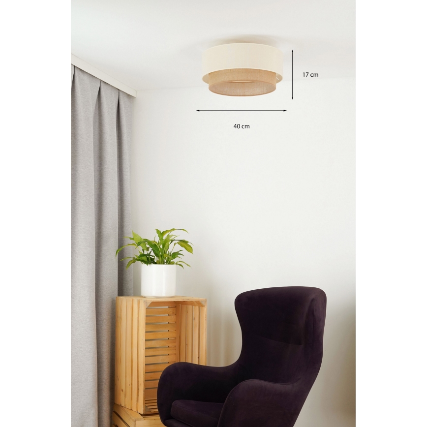 Brilagi - Plafón LED BOHO STYLE 1xE27/15W/230V diá. 40 cm