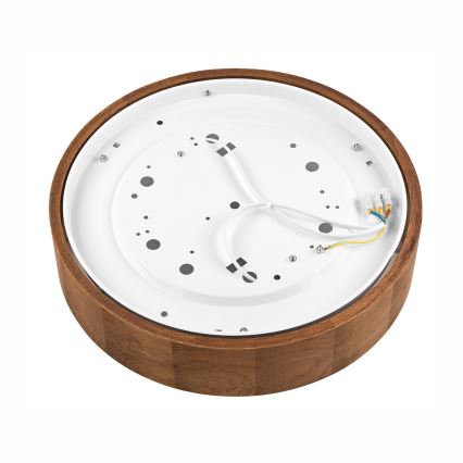 Brilagi - Plafón LED CARVALHO 2xE27/60W/230V roble cereza diá. 37 cm