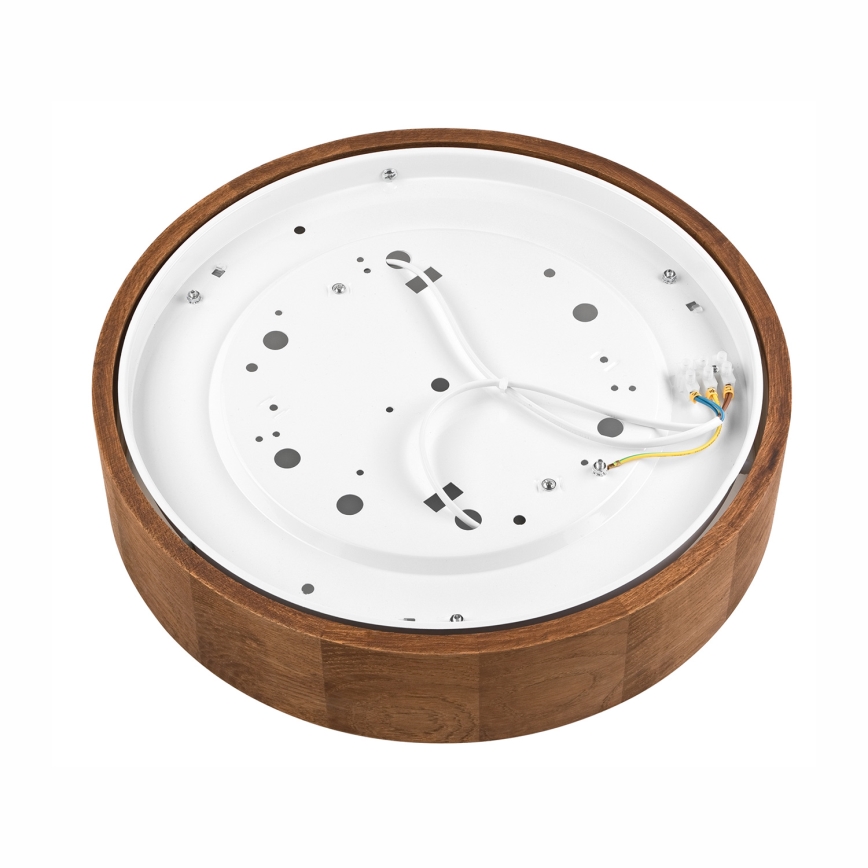 Brilagi - Plafón LED CARVALHO 2xE27/60W/230V roble cereza diá. 37 cm