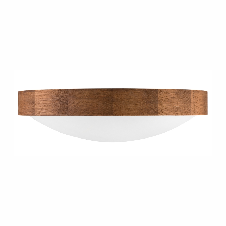 Brilagi - Plafón LED CARVALHO SLIM 2xE27/60W/230V roble cereza diá. 37 cm