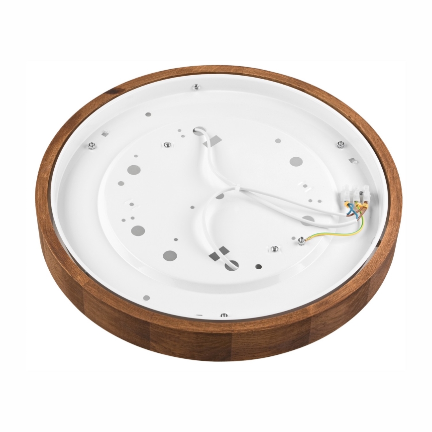 Brilagi - Plafón LED CARVALHO SLIM 2xE27/60W/230V roble cereza diá. 37 cm