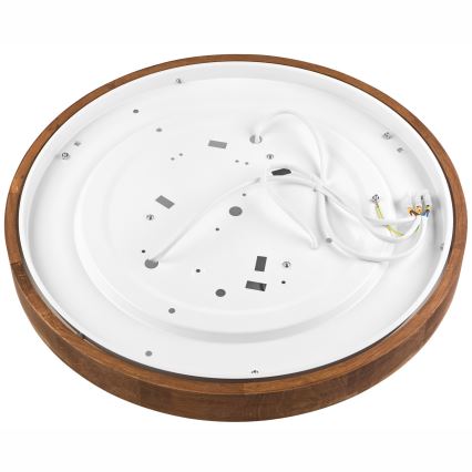 Brilagi - Plafón LED CARVALHO SLIM 3xE27/60W/230V roble cereza diá. 47 cm