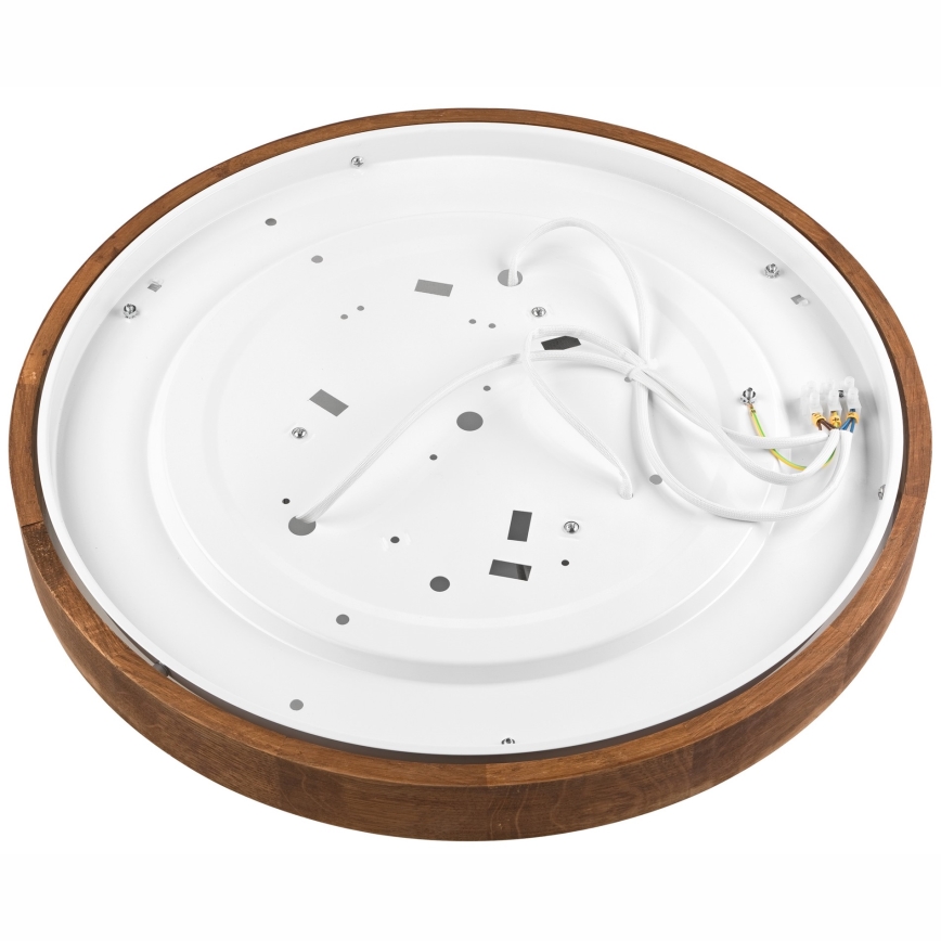 Brilagi - Plafón LED CARVALHO SLIM 3xE27/60W/230V roble cereza diá. 47 cm