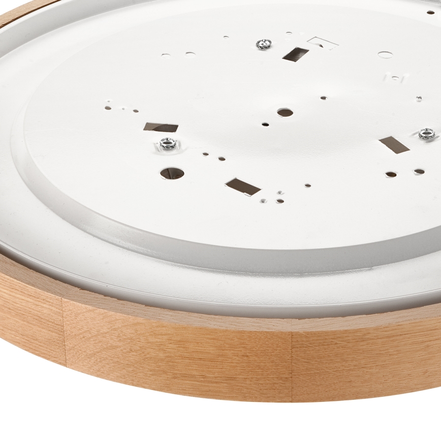 Brilagi - Plafón LED CARVALHO SLIM 3xE27/60W/230V roble diá. 47 cm