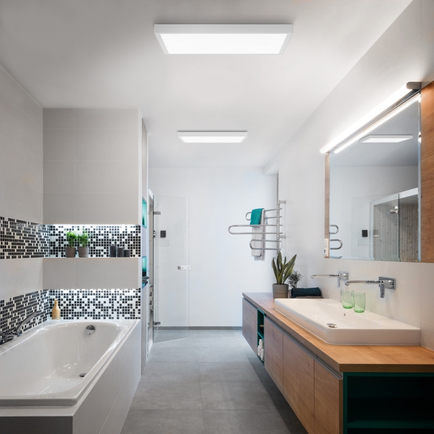Brilagi - Plafón LED de baño FRAME LED/40W/230V 60x60 cm IP44 blanco