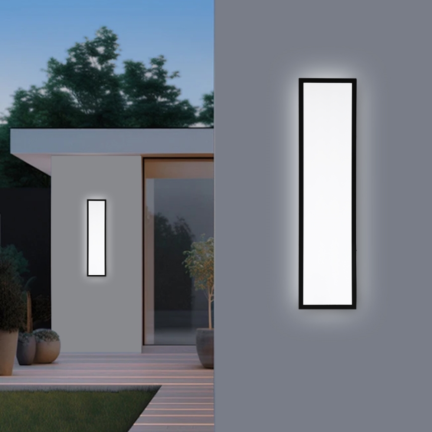 Brilagi - Plafón LED de baño FRAME LED/50W/230V 120x30 cm IP44 negro