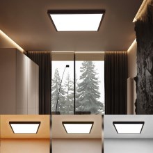 Brilagi - Plafón LED de baño FRAME LED/50W/230V 3000/4000/6000K IP44 negro