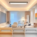 Brilagi - Plafón LED de baño FRAME LED/50W/230V 30x120 cm 3000/4000/6000K IP44 negro