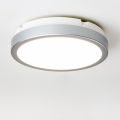 Brilagi - Plafón LED de baño PERA 18W/230V diá. 22 cm IP65 plata