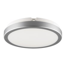 Brilagi - Plafón LED de baño PERA 18W/230V diá. 22 cm IP65 plata