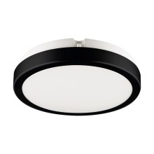 Brilagi - Plafón LED de baño PERA LED/12W/230V diá. 18 cm IP65 negro