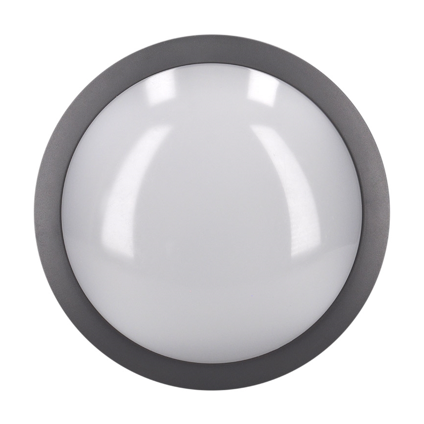 Brilagi - Plafón LED de exterior LED/20W/230V diá. 23 cm IP54 antracita