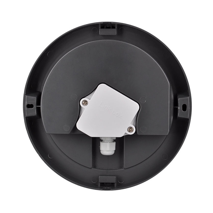 Brilagi - Plafón LED de exterior LED/20W/230V diá. 23 cm IP54 antracita