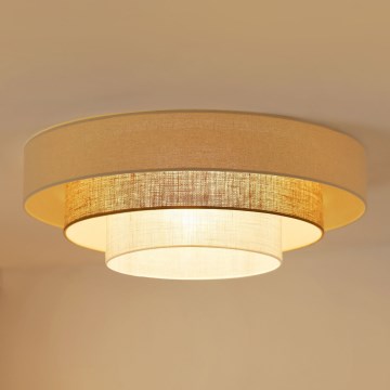 Brilagi - Plafón LED DENVER LUNETA LED/12W/230V diá. 60 cm 3000K/4000K/6400K beige/color crema