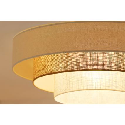 Brilagi - Plafón LED DENVER LUNETA LED/12W/230V diá. 60 cm 3000K/4000K/6400K beige/color crema
