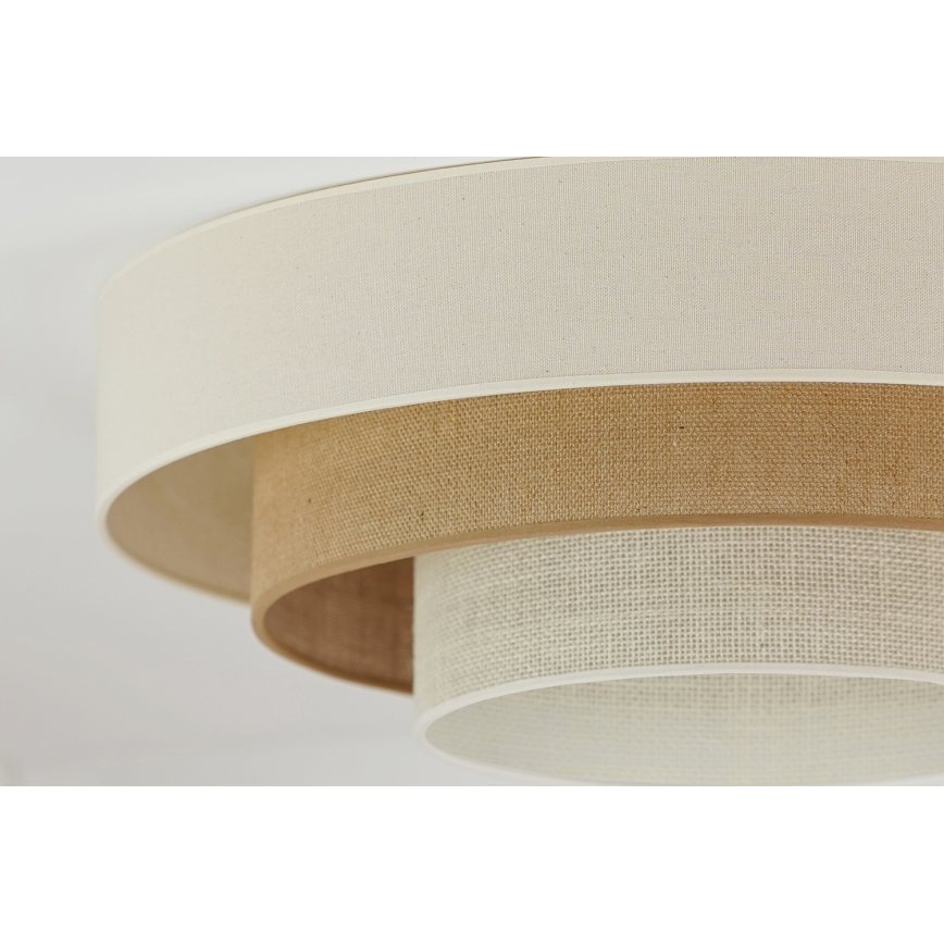 Brilagi - Plafón LED DENVER LUNETA LED/12W/230V diá. 60 cm 3000K/4000K/6400K beige/color crema