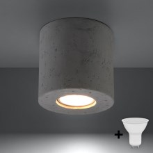 Brilagi -  Plafón LED FRIDA 1xGU10/7W/230V concreto