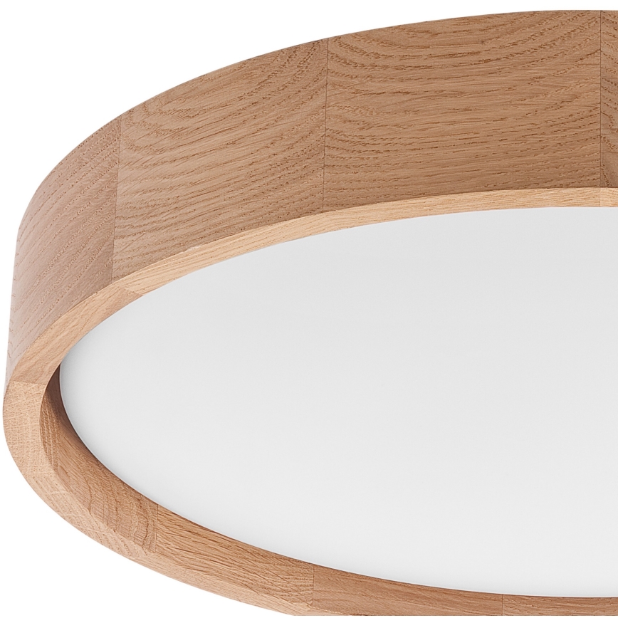 Brilagi - Plafón LED regulable MANAROLA SMART LED/24W/230V 2700-6500K roble 41 cm Ø Wi-Fi + mando a distancia Tuya