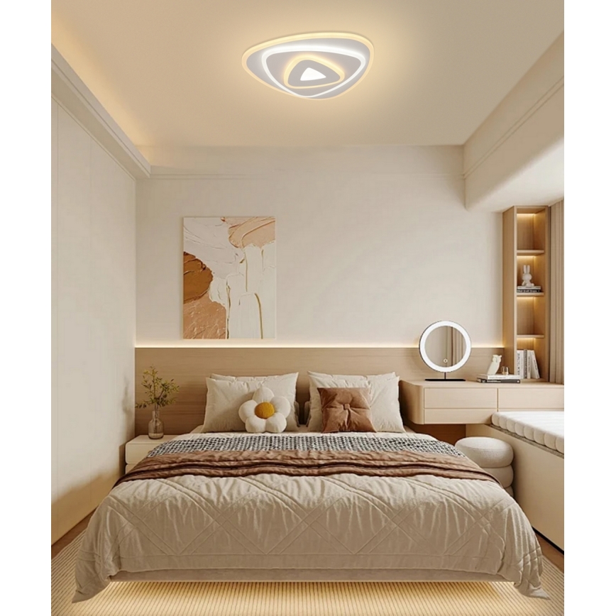Brilagi - Plafón LED regulable MODERN MINI LED/45W/230V 3000/4000/6000K 30x30 cm + control remoto