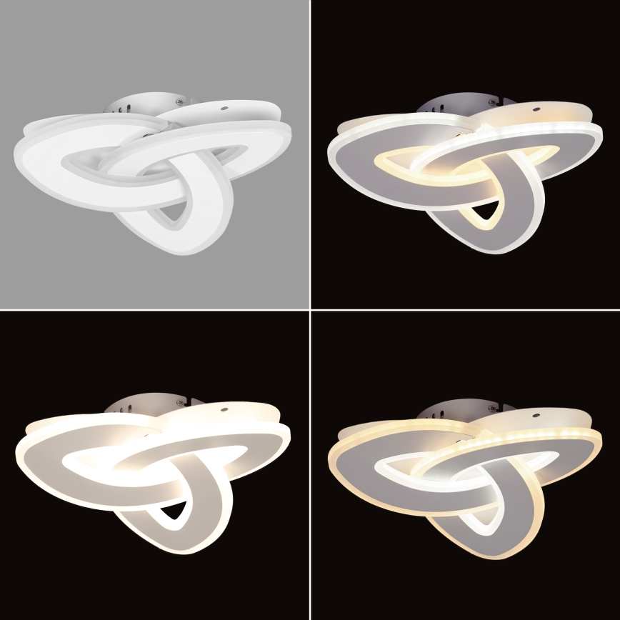 Brilagi - Plafón LED regulable MODERN MINI LED/49W/230V 3000/4000/6000K 30x30 cm + control remoto