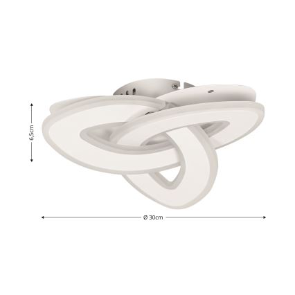 Brilagi - Plafón LED regulable MODERN MINI LED/49W/230V 3000/4000/6000K 30x30 cm + control remoto