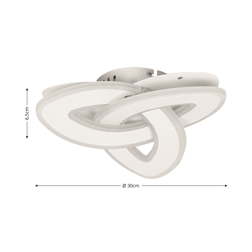Brilagi - Plafón LED regulable MODERN MINI LED/49W/230V 3000/4000/6000K 30x30 cm + control remoto