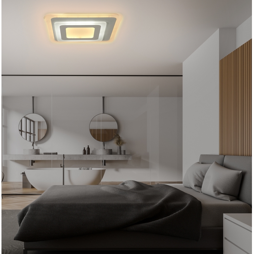 Brilagi - Plafón LED regulable MODERN MINI LED/65W/230V 3000/4000/6000K 37x37 cm + control remoto