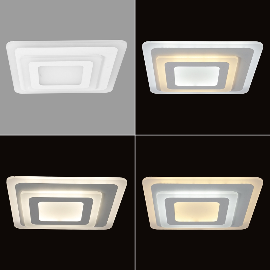 Brilagi - Plafón LED regulable MODERN MINI LED/65W/230V 3000/4000/6000K 37x37 cm + control remoto