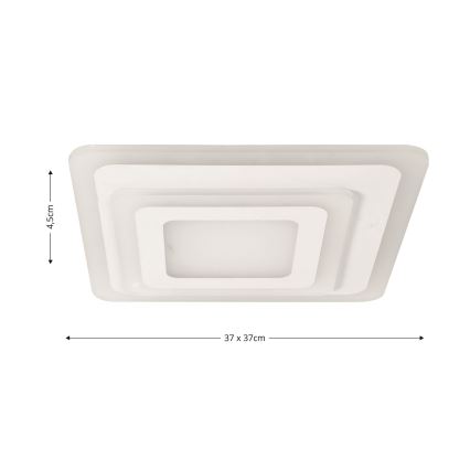 Brilagi - Plafón LED regulable MODERN MINI LED/65W/230V 3000/4000/6000K 37x37 cm + control remoto