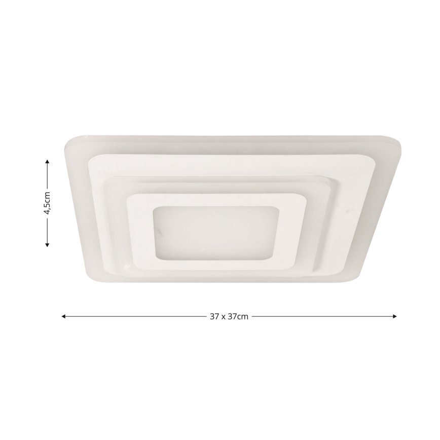 Brilagi - Plafón LED regulable MODERN MINI LED/65W/230V 3000/4000/6000K 37x37 cm + control remoto