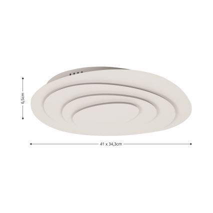 Brilagi - Plafón LED regulable MODERN MINI LED/65W/230V 3000/4000/6000K 41x34,3 cm + control remoto