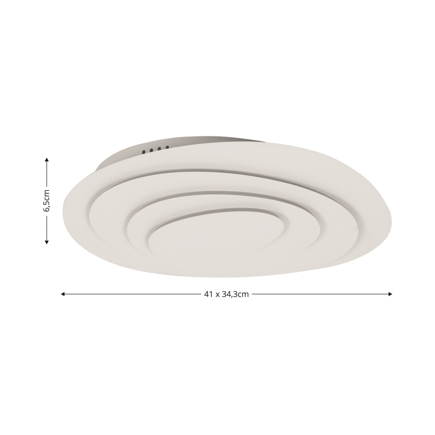 Brilagi - Plafón LED regulable MODERN MINI LED/65W/230V 3000/4000/6000K 41x34,3 cm + control remoto