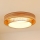 Brilagi - Plafón LED MONTANA BOHO LED/26W/230V diá. 60 cm marrón