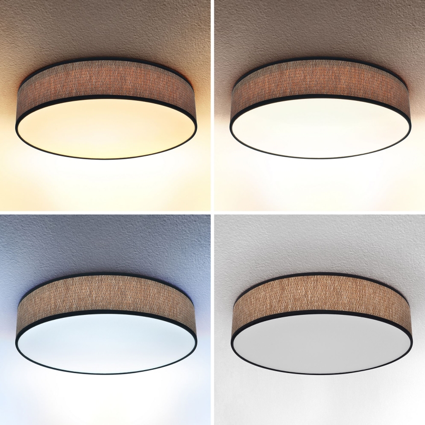 Brilagi - Plafón LED regulable ADELA LED/48W/230V 3000-6500K diá. 40 cm + control remoto