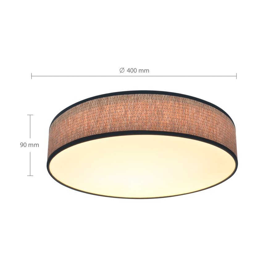 Brilagi - Plafón LED regulable ADELA LED/48W/230V 3000-6500K diá. 40 cm + control remoto