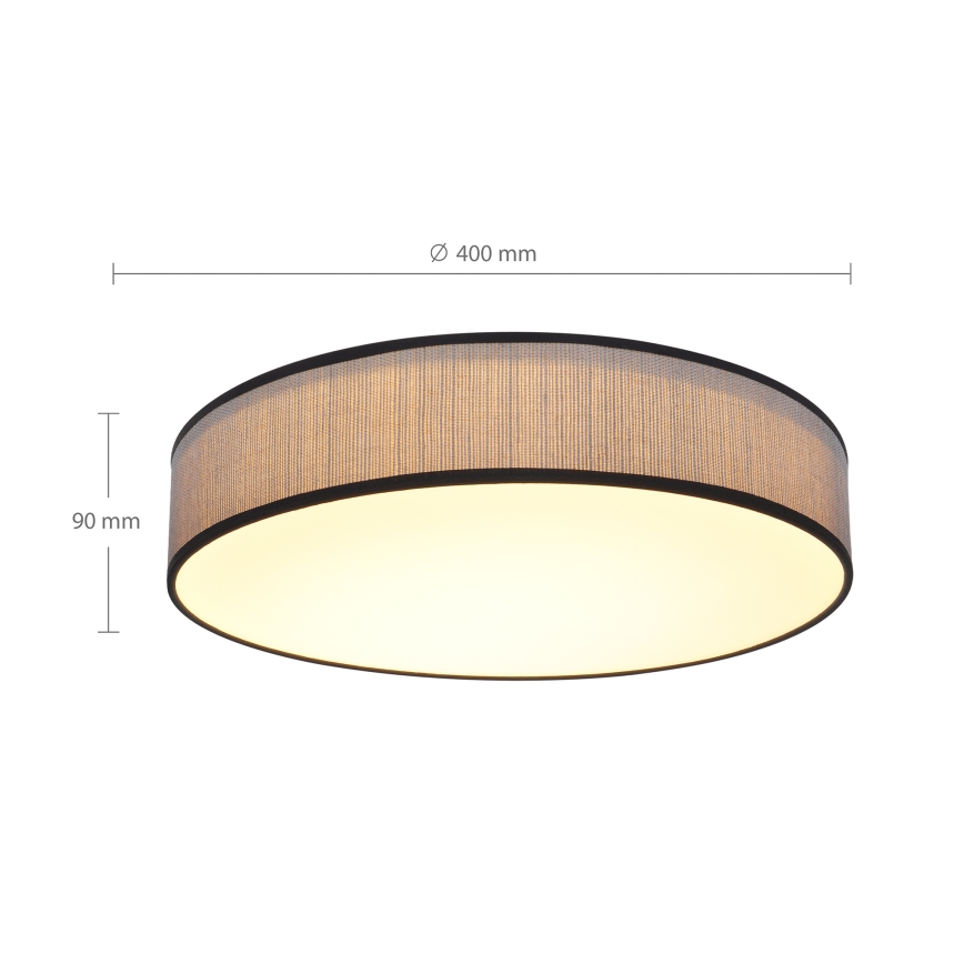 Brilagi - Plafón LED regulable AURORA LED/48W/230V 3000-6500K diá. 40 cm + control remoto
