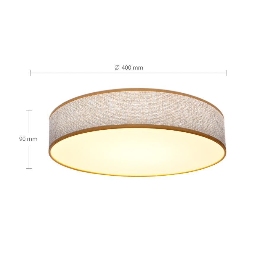 Brilagi - Plafón LED regulable CARMEN LED/48W/230V 3000-6500K diá. 40 cm + control remoto