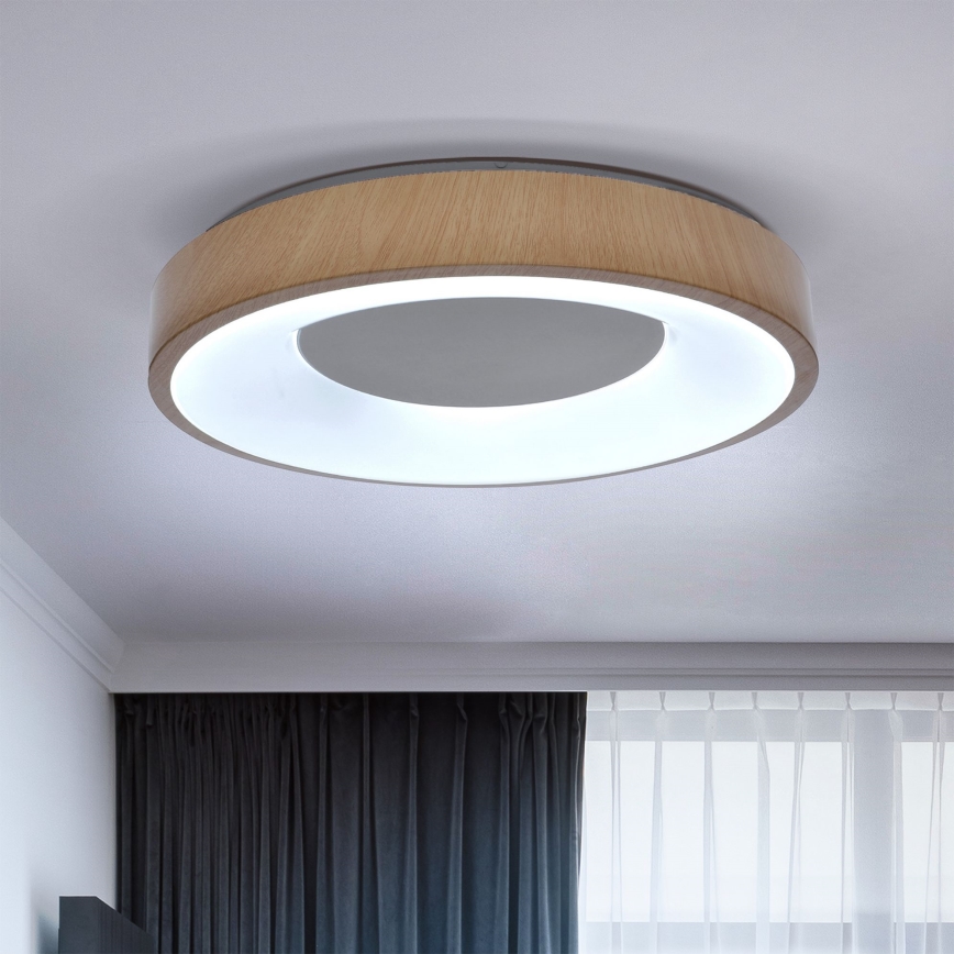 Brilagi - Plafón LED regulable DORIA LED/48W/230V 3000-6500K diá. 39 cm + control remoto