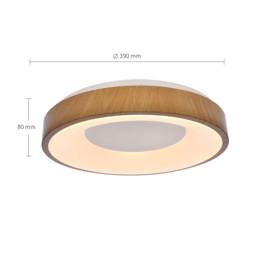 Brilagi - Plafón LED regulable DORIA LED/48W/230V 3000-6500K diá. 39 cm + control remoto