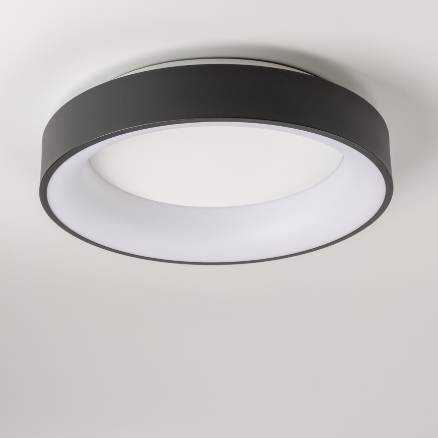 Brilagi - Plafón LED regulable FALCON LED/80W/230V 3000-6500K negro + mando a distancia
