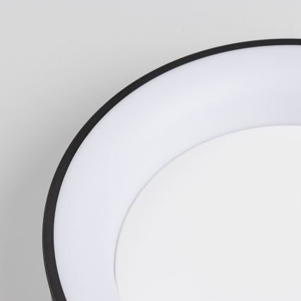 Brilagi - Plafón LED regulable FALCON LED/80W/230V 3000-6500K negro + mando a distancia